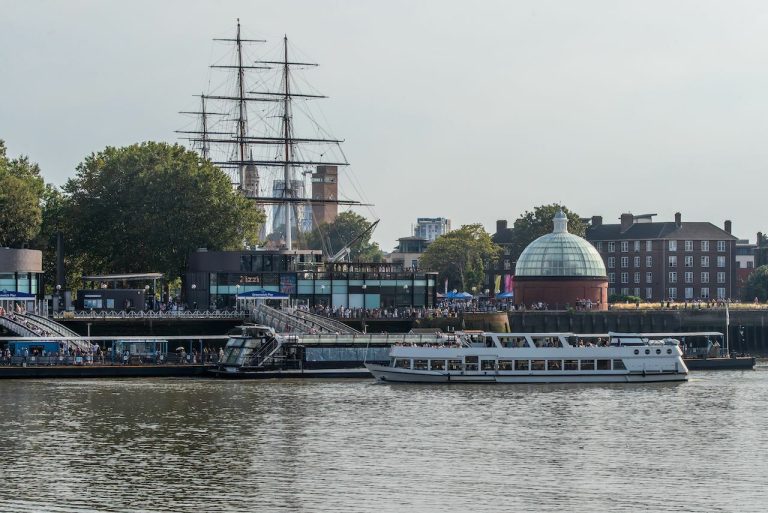 Thames River Sightseeing boat and cutty sark
