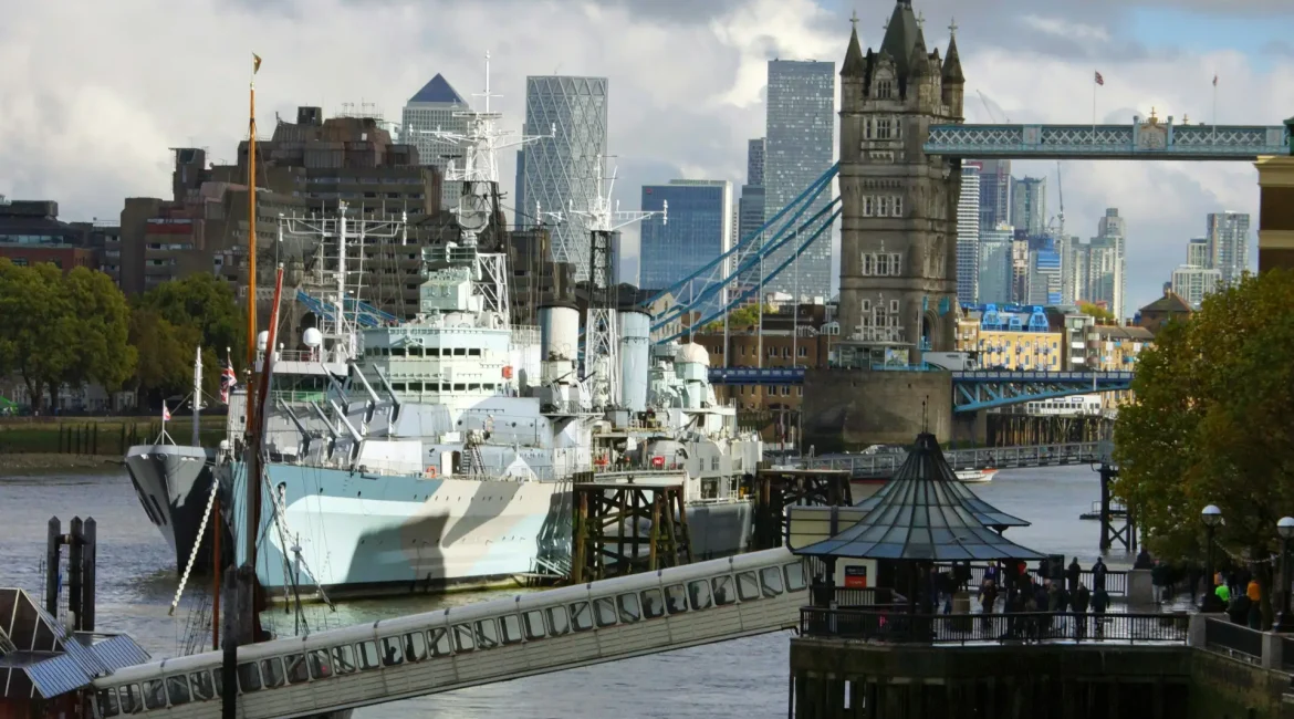 Thames River Sightseeing visit HMS Belfast